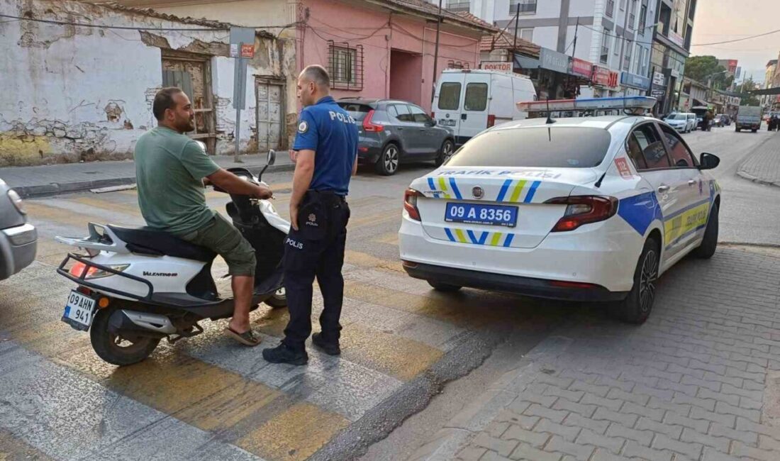 Aydın’ın Köşk ilçesinde emniyet ekiplerince yapılan trafik denetimlerinde kuralla tanımaz