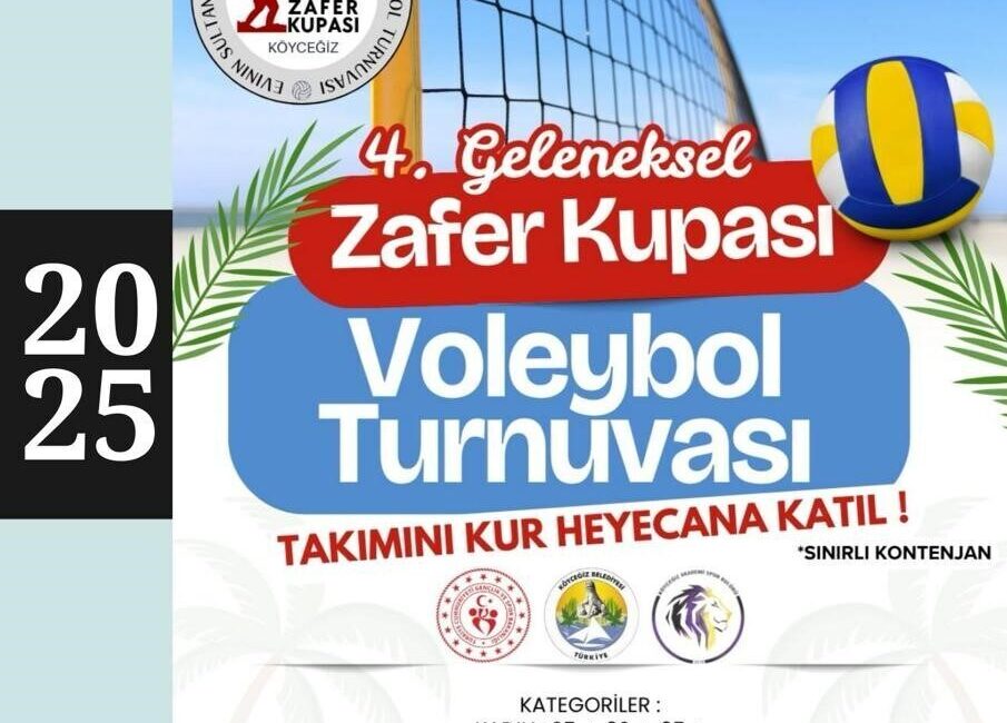 Muğla’nın Köyceğiz ilçesinde 4. Geleneksel 30 Ağustos Zafer Kupası Plajda