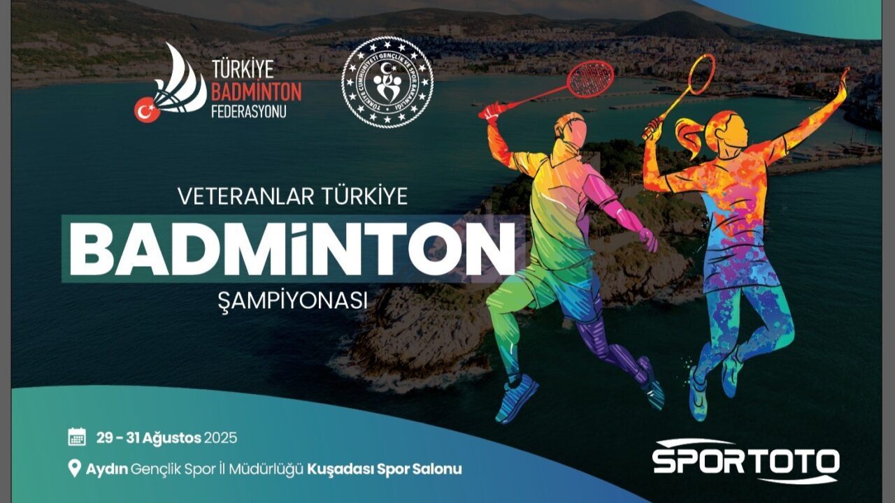 Aydın’ın Kuşadası ilçesi Badminton Veteranlar Türkiye Şampiyonası’na ev sahipliği yapacak.