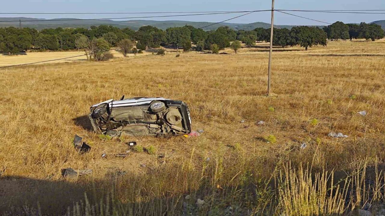 Kütahya’nın Emet ilçesinde meydana gelen trafik kazasında ağır yaralanan 77