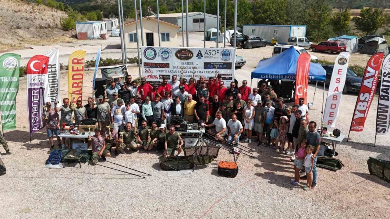 Eskişehir’de düzenlenen Carp Race of Masters 2025 sportif sazan yakalama