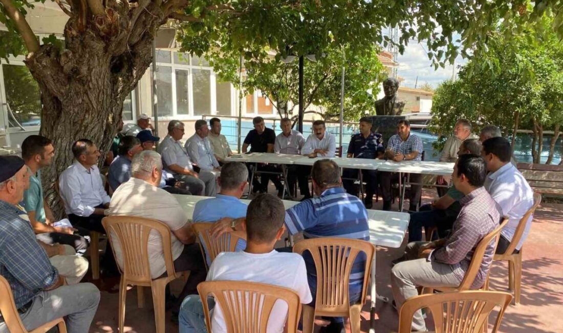 Edirne’nin Lalapaşa İlçe Kaymakamı Bahadır Yılmaz, Sarıdanişment ve Süleymandanişment köylerini