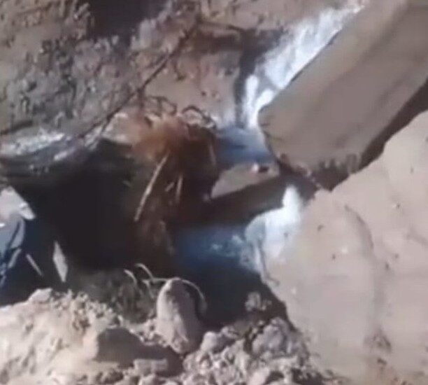 Malatya’nın Doğanşehir ilçesinde yol açma çalışmaları sırasında yaşanan çökme nedeniyle