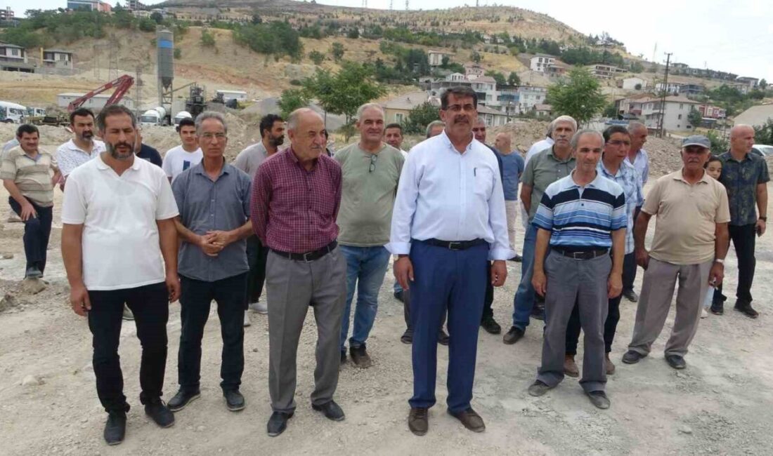 Malatya’nın Battalgazi ilçesi Yıldıztepe Mahallesi’nde kurulan beton santrali, mahalle sakinlerinin