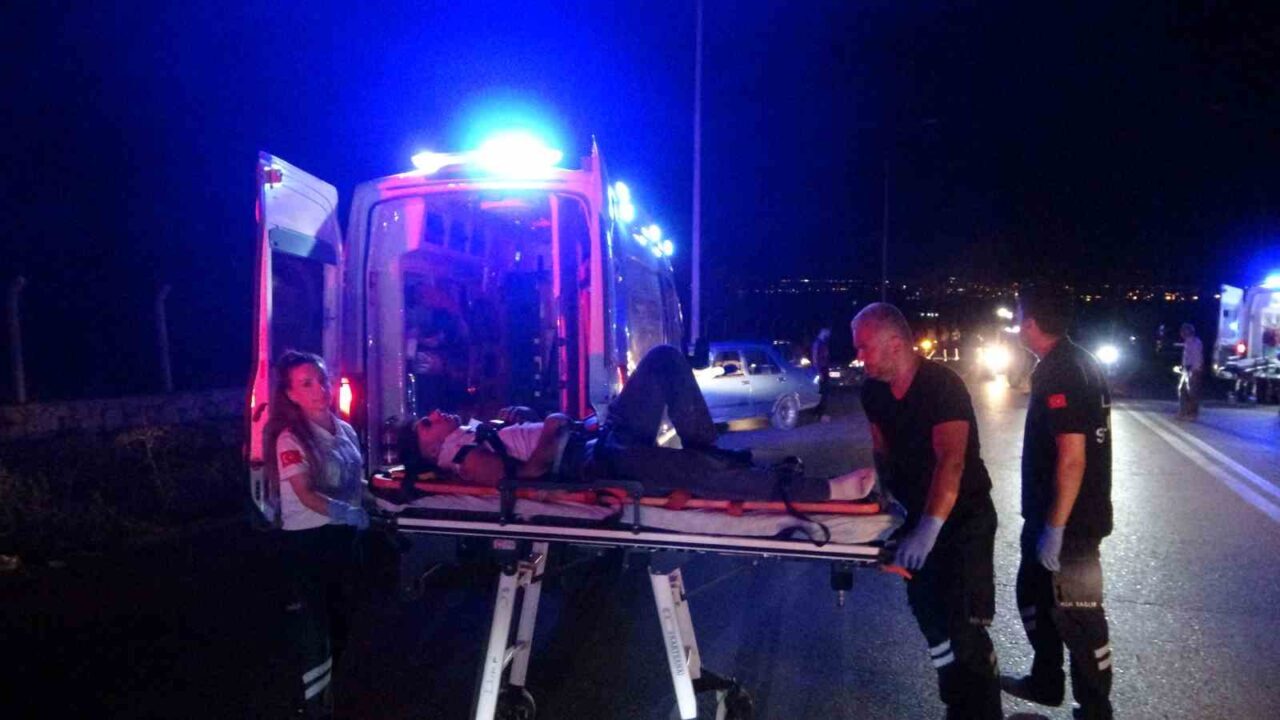 Malatya’da sürücüsünün kontrolünden çıkan motosiklet devrilerek metrelerce savruldu. Kazada, 2