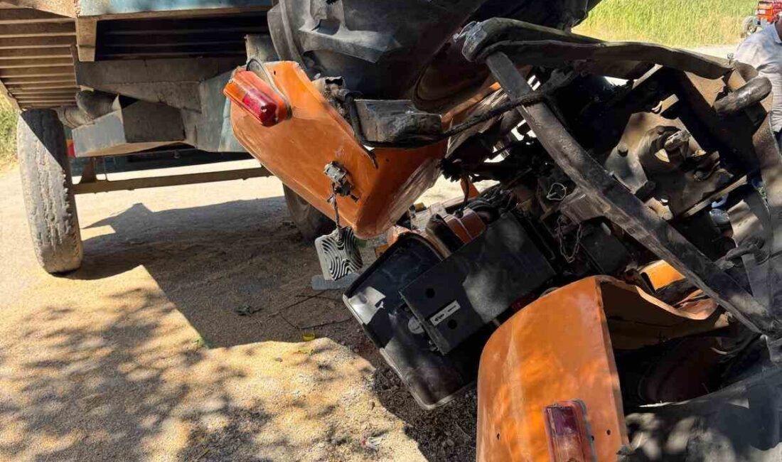 Malatya’da kontrolden çıkarak devrilen traktördeki 2 kişi yaralandı. Kaza, Dursunlu