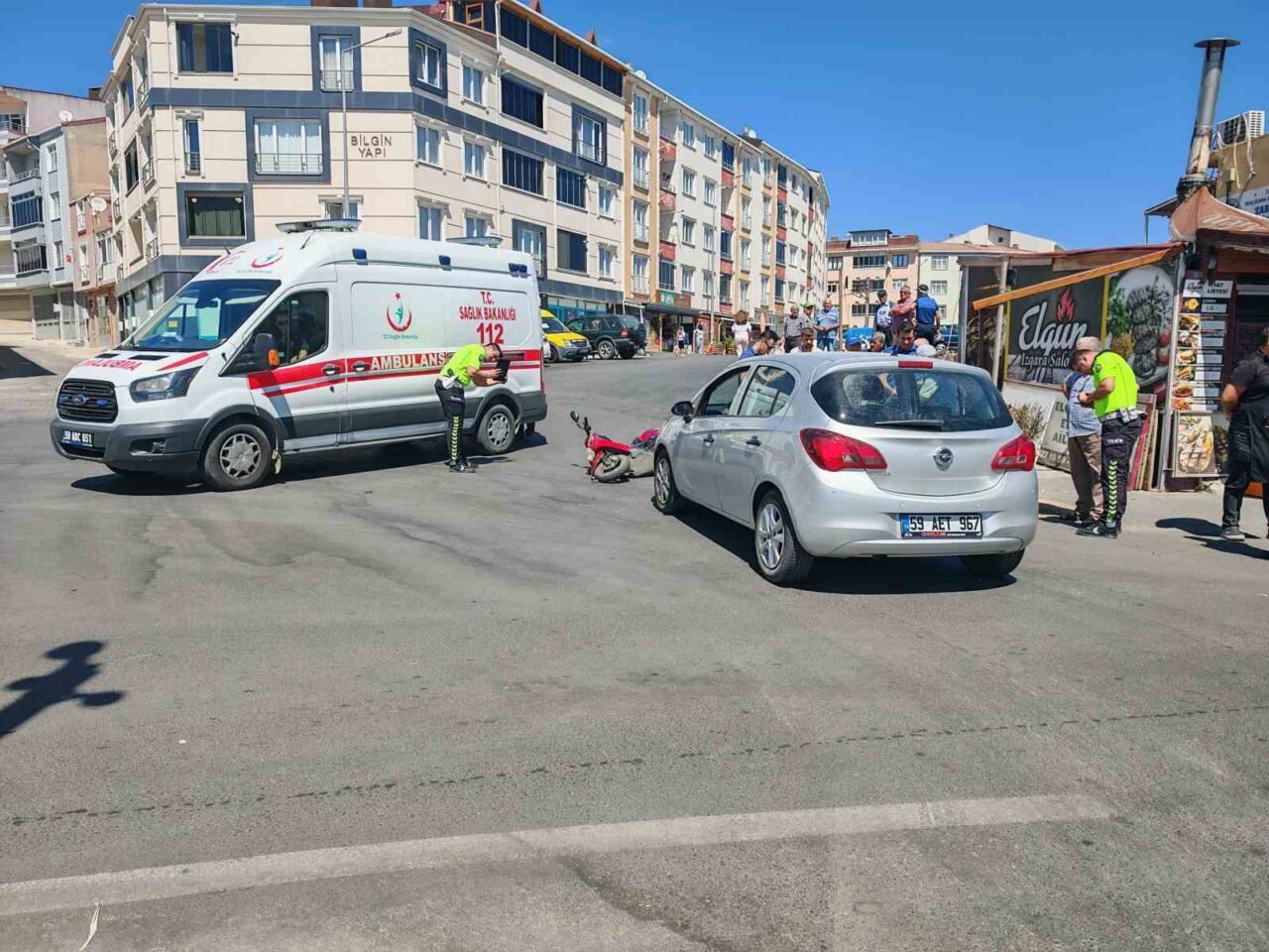 Tekirdağ’ın Malkara ilçesinde meydana gelen trafik kazasında 1 kişi yaralandı.