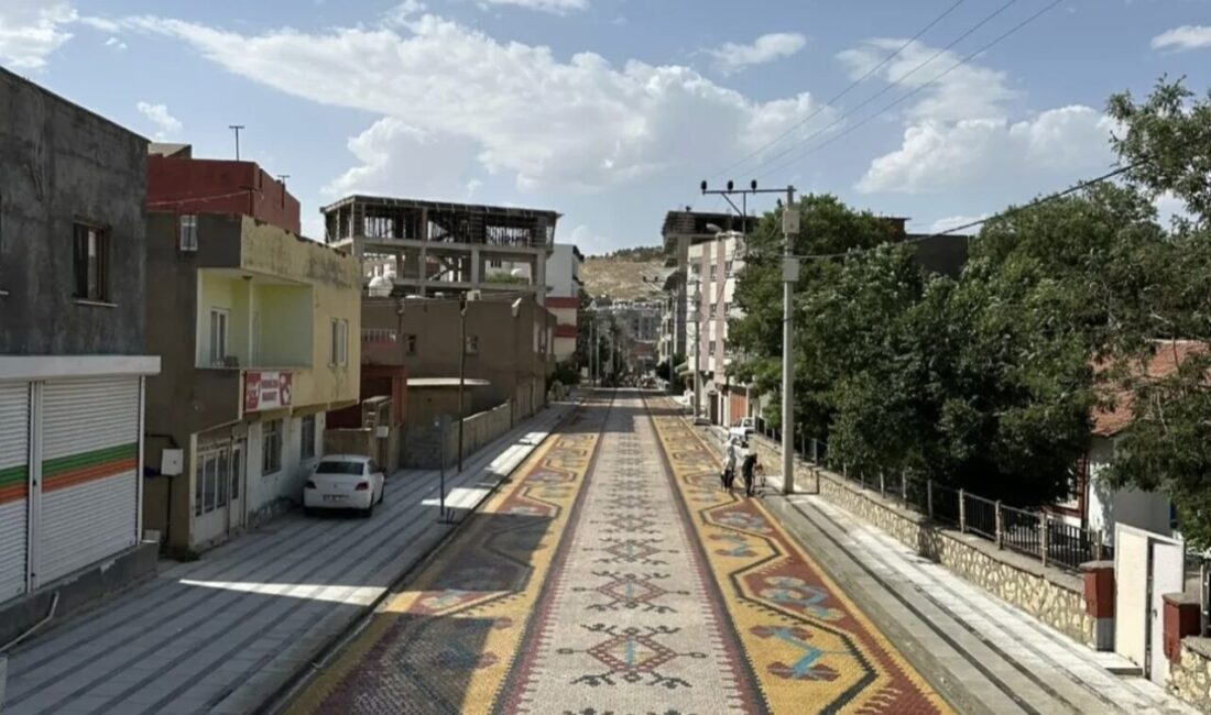 Mardin’in Mazıdağı Belediyesi ilçe merkezinde bulunan Çiğdem Caddesi’ne 11 milyon