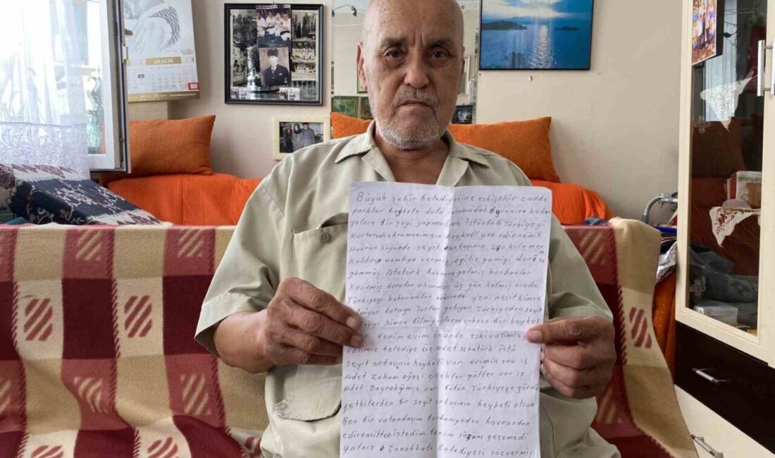 Eskişehir’de yaşayan 83 yaşındaki Memduh Çetin, 1. Dünya Savaşı’nda Çanakkale