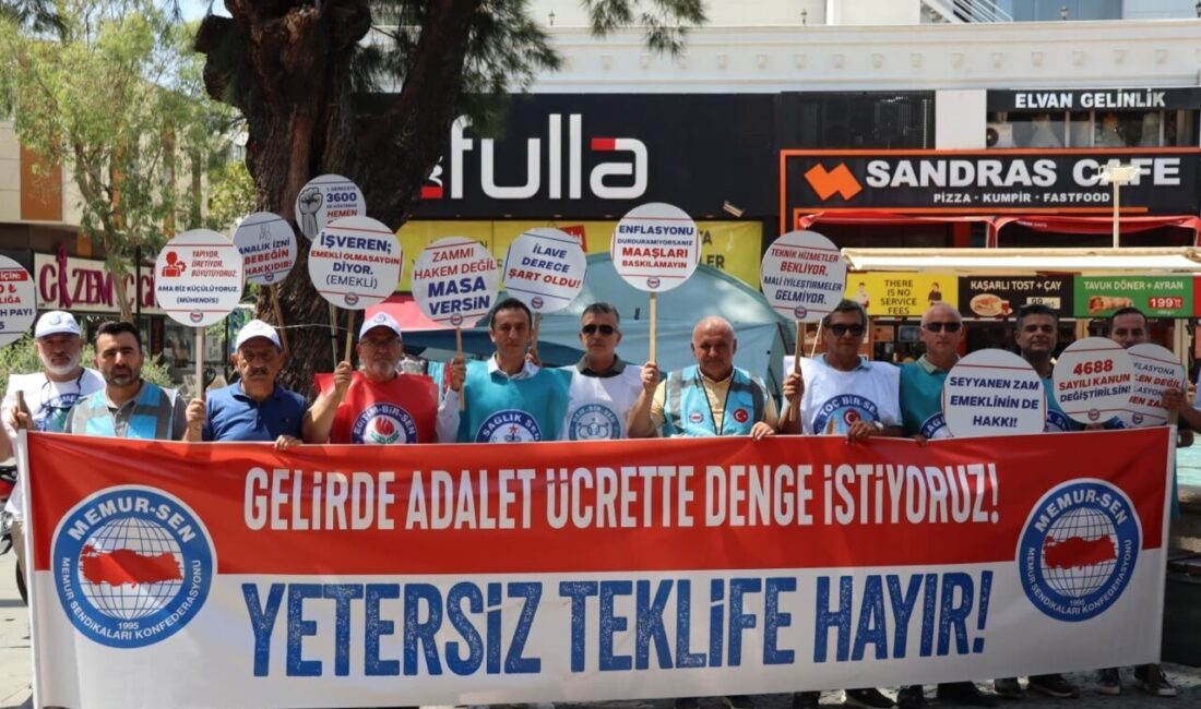 Memur Sen Antalya Temsilciliği kamu işveren heyetinin sunduğu ikinci teklifin