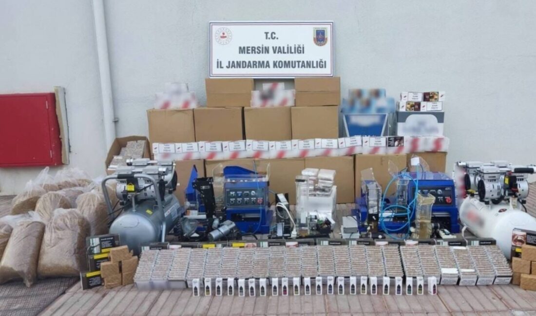 Mersin’in 4 ilçesinde jandarma ekipleri kaçak sigara ticareti yapanlara yönelik