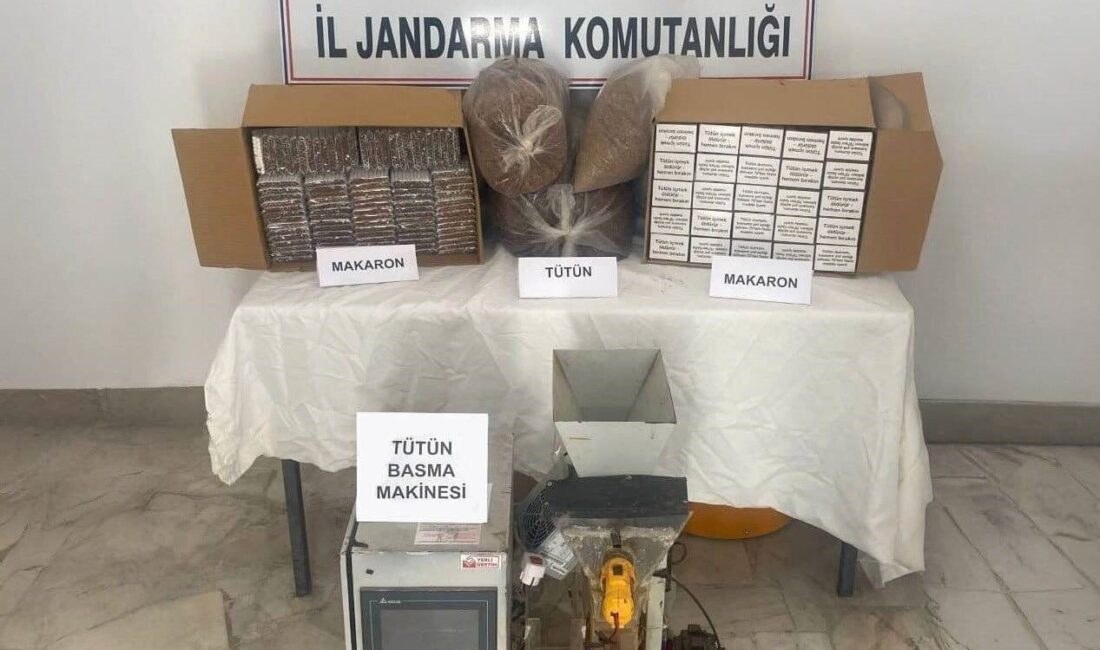 Mersin İl Jandarma Komutanlığı ekipleri, sigara kaçakçılığı ile mücadele kapsamında