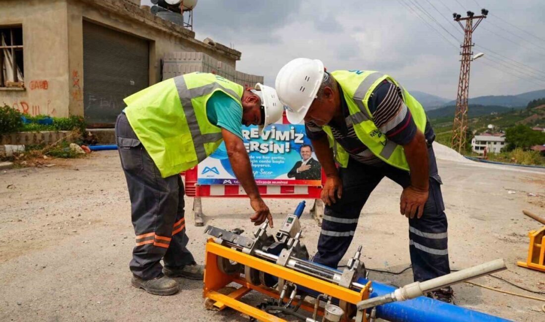 MESKİ’nin, Akdeniz, Toroslar, Yenişehir ve Mezitli ilçelerinde altyapı hattı yatırımlarına
