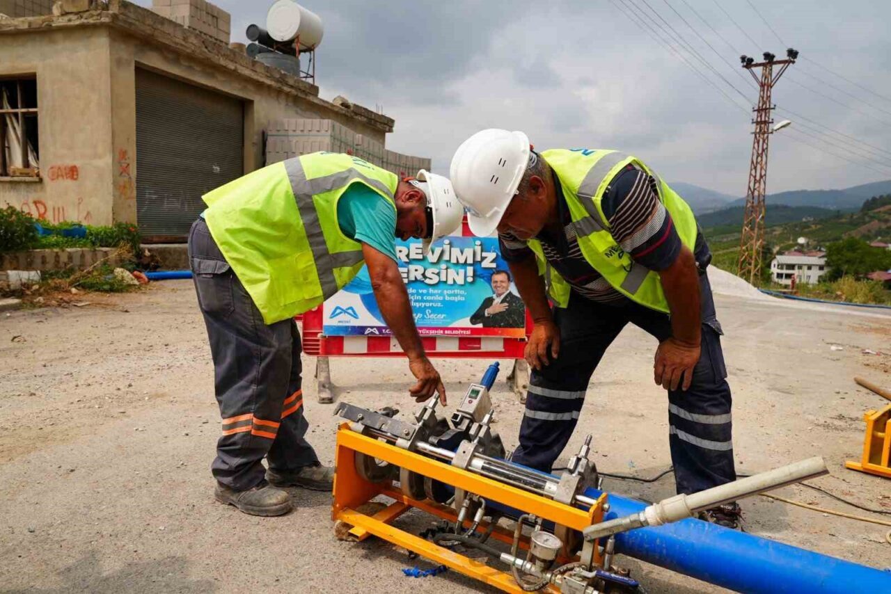 MESKİ’nin, Akdeniz, Toroslar, Yenişehir ve Mezitli ilçelerinde altyapı hattı yatırımlarına