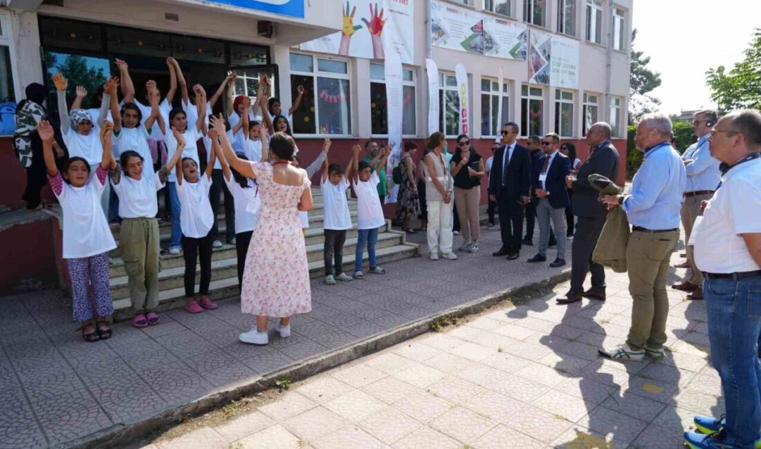 Samsun’un Çarşamba ilçesinde ovada çalışan mevsimlik tarım işçilerinin çocuklarına yönelik