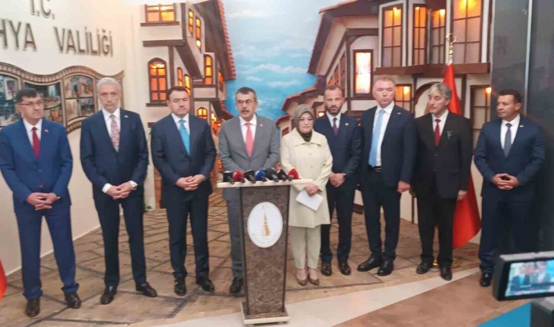 Bazı ziyaret ve programlara katılmak üzere Kütahya’ya gelen Milli Eğitim