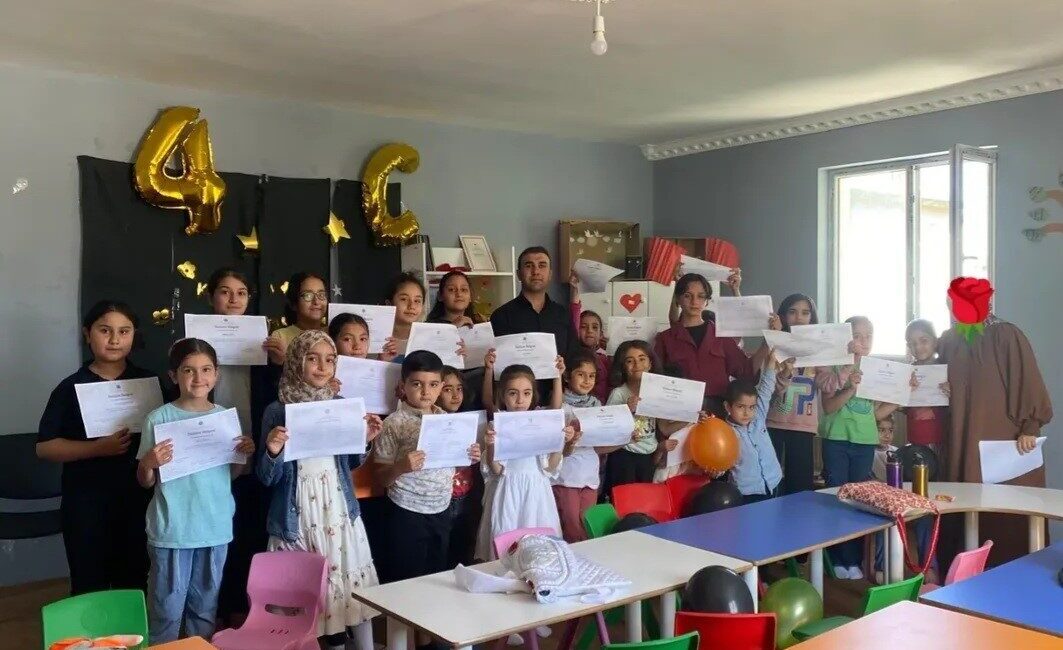 Ağrı’nın Diyadin ilçesinde Hacı Mahmut Polat Yaz Kur’an Kursu’nda yaz