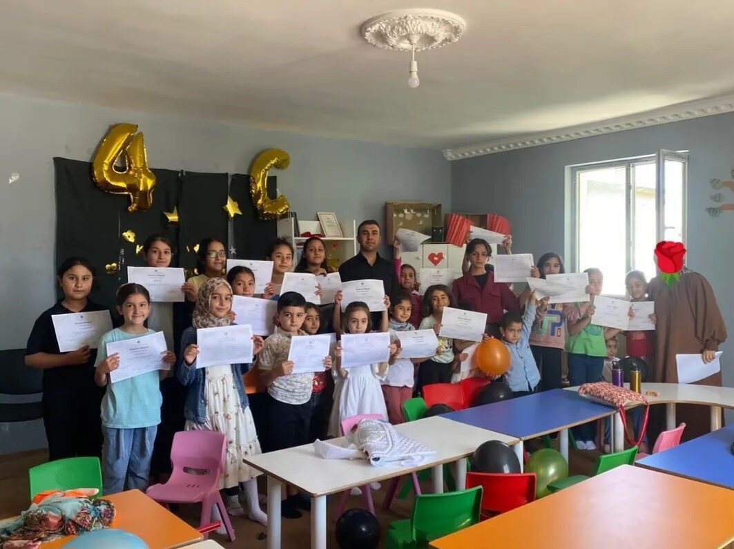 Ağrı’nın Diyadin ilçesinde Hacı Mahmut Polat Yaz Kur’an Kursu’nda yaz