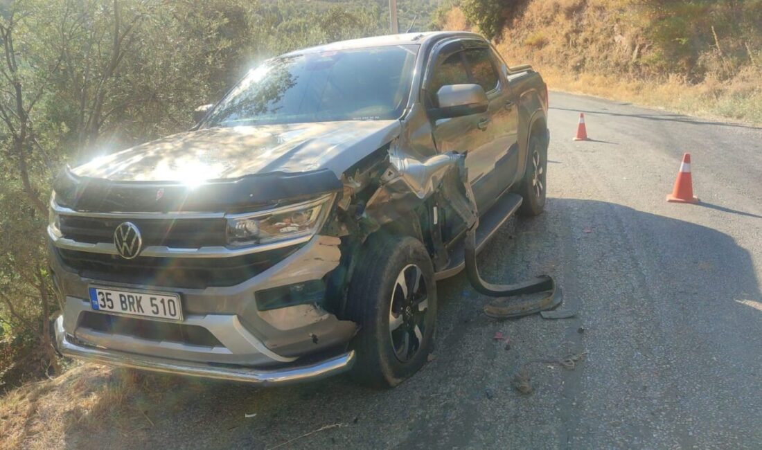 İzmir’in Ödemiş ilçesinde meydana gelen trafik kazasında motosiklet sürücüsü çocuk
