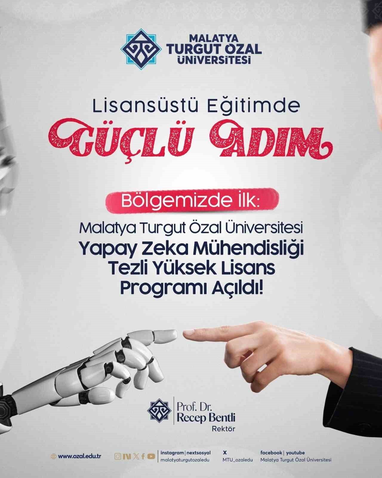 Malatya Turgut Özal Üniversitesi (MTÜ), Türkiye’nin dijital dönüşüm hedefleri doğrultusunda