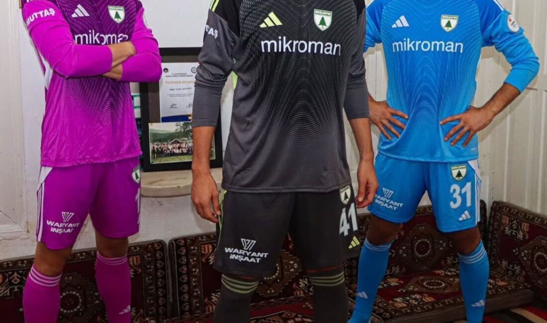 Muğlaspor, 2025-2026 sezonunda kalecilerin giyeceği mor, mavi ve füme formaları