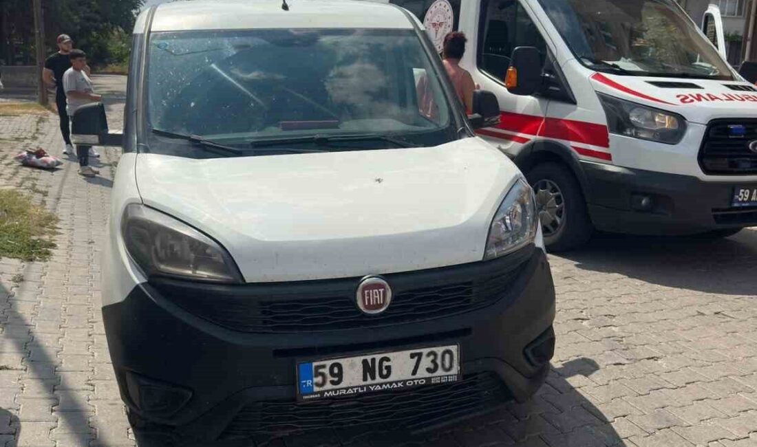 Tekirdağ’ın Muratlı ilçesinde meydana gelen trafik kazasında yaşlı bir kadın