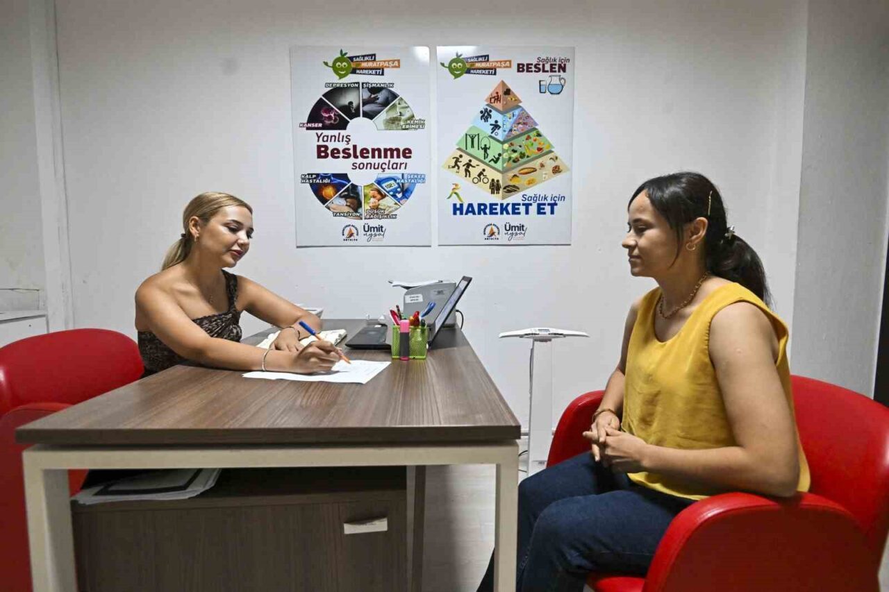 Antalya Muratpaşa Belediyesi’nin ücretsiz diyetisyenlik hizmeti, yalnızca obeziteyle mücadele edenlere