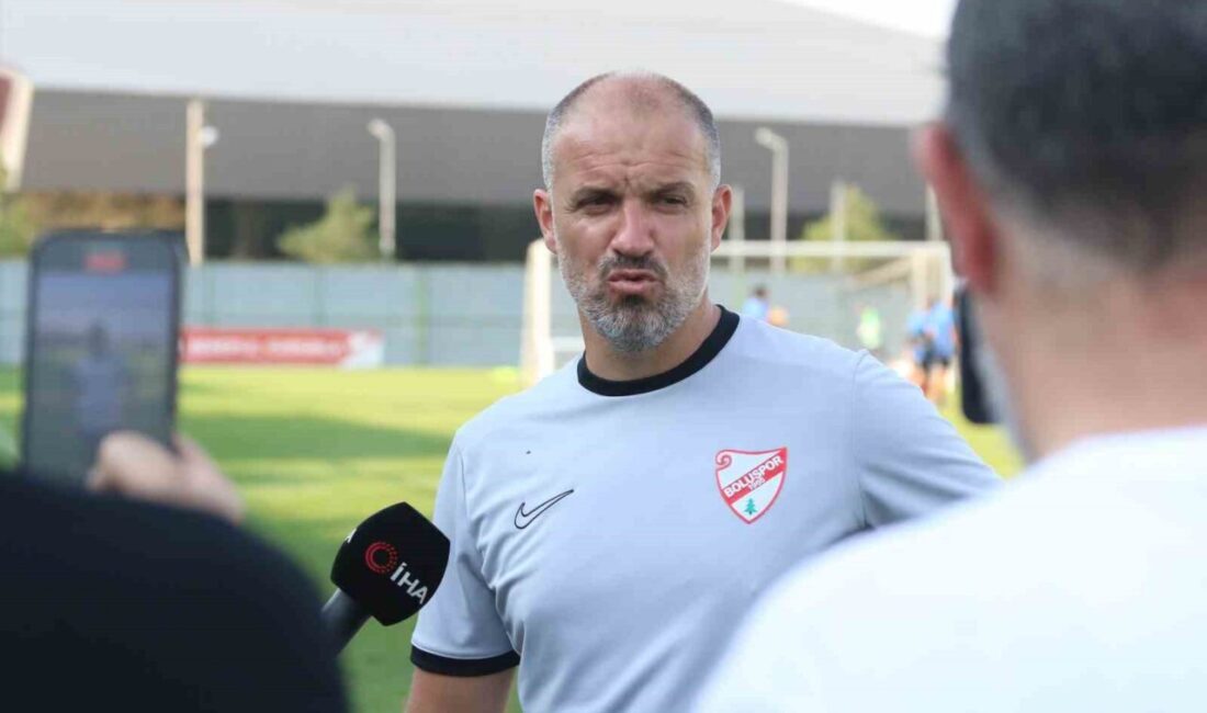 Trendyol 1.Lig ekiplerinden Boluspor Teknik Direktörü Mustafa Er, “Biz şu