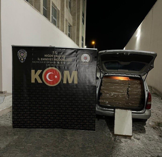 Niğde Cumhuriyet Başsavcılığı koordinesinde, İl Emniyet Müdürlüğü ekiplerince yapılan çalışmalarda
