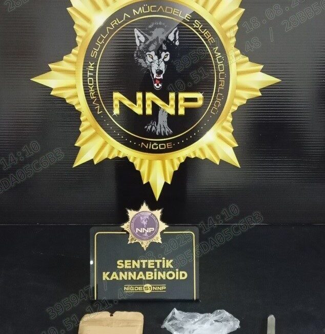 Niğde’de polis ekipleri tarafından yapılan çalışmalarda çeşitli uyuşturucu madde ele