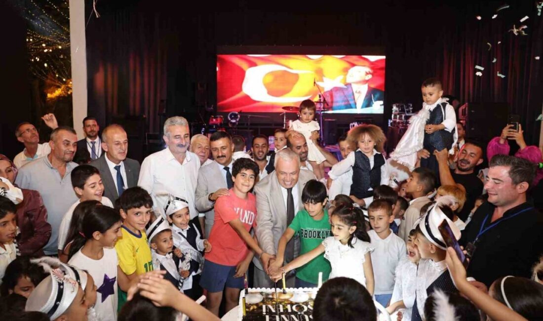 Nilüfer Belediyesi’nin bu yıl 21’incisini düzenlediği Geleneksel Sünnet Şöleni’nde sünnet