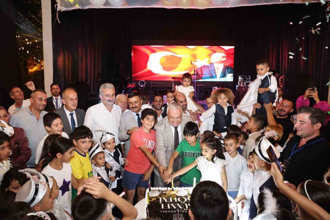 Nilüfer Belediyesi’nin bu yıl 21’incisini düzenlediği Geleneksel Sünnet Şöleni’nde sünnet