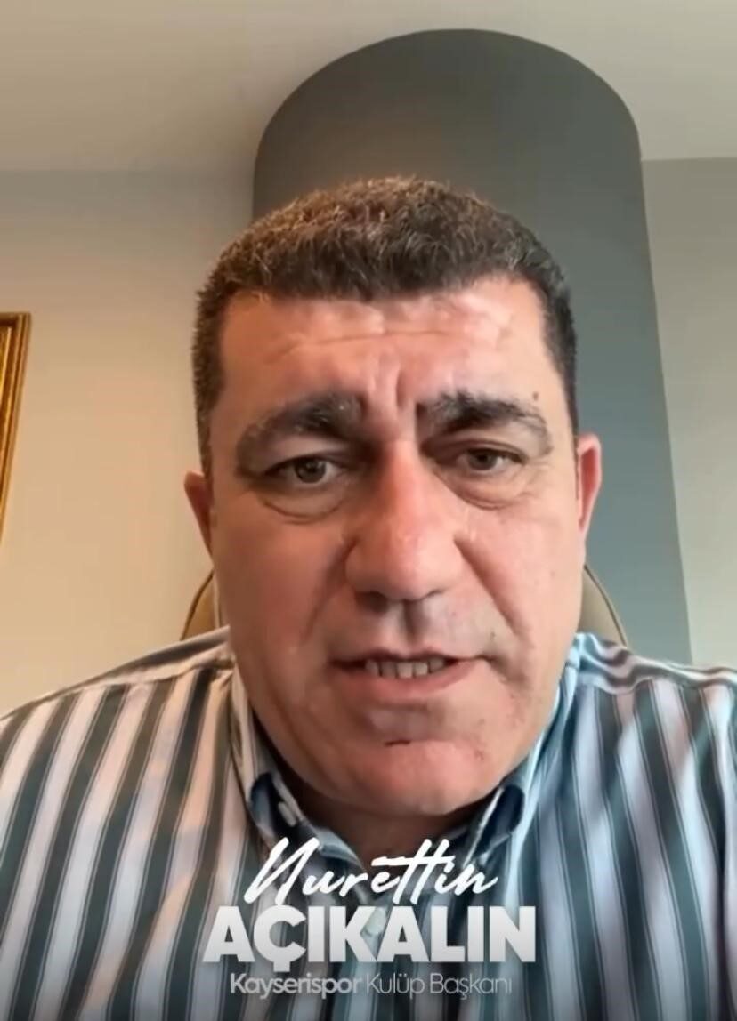 Kayserispor Başkanı Nurettin Açıkalın, kapalı olan transfer tahtalarını bugün resmen