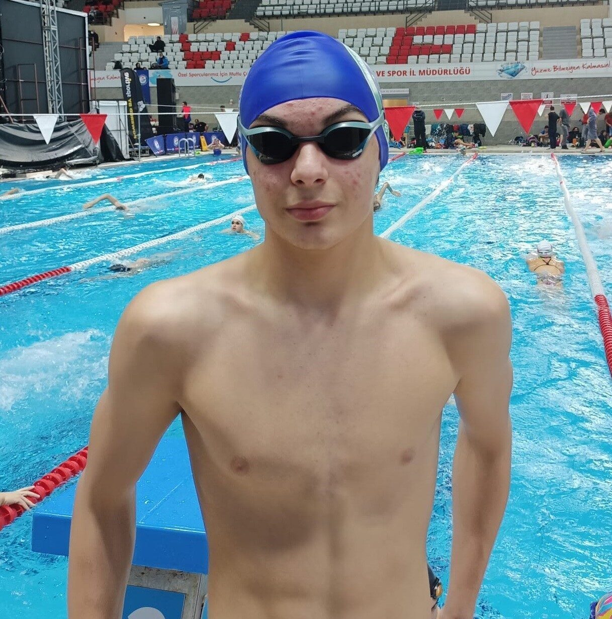 Dünya Gençler Yüzme Şampiyonası’nda milli yüzücü Nusrat Allahverdi, erkekler 50