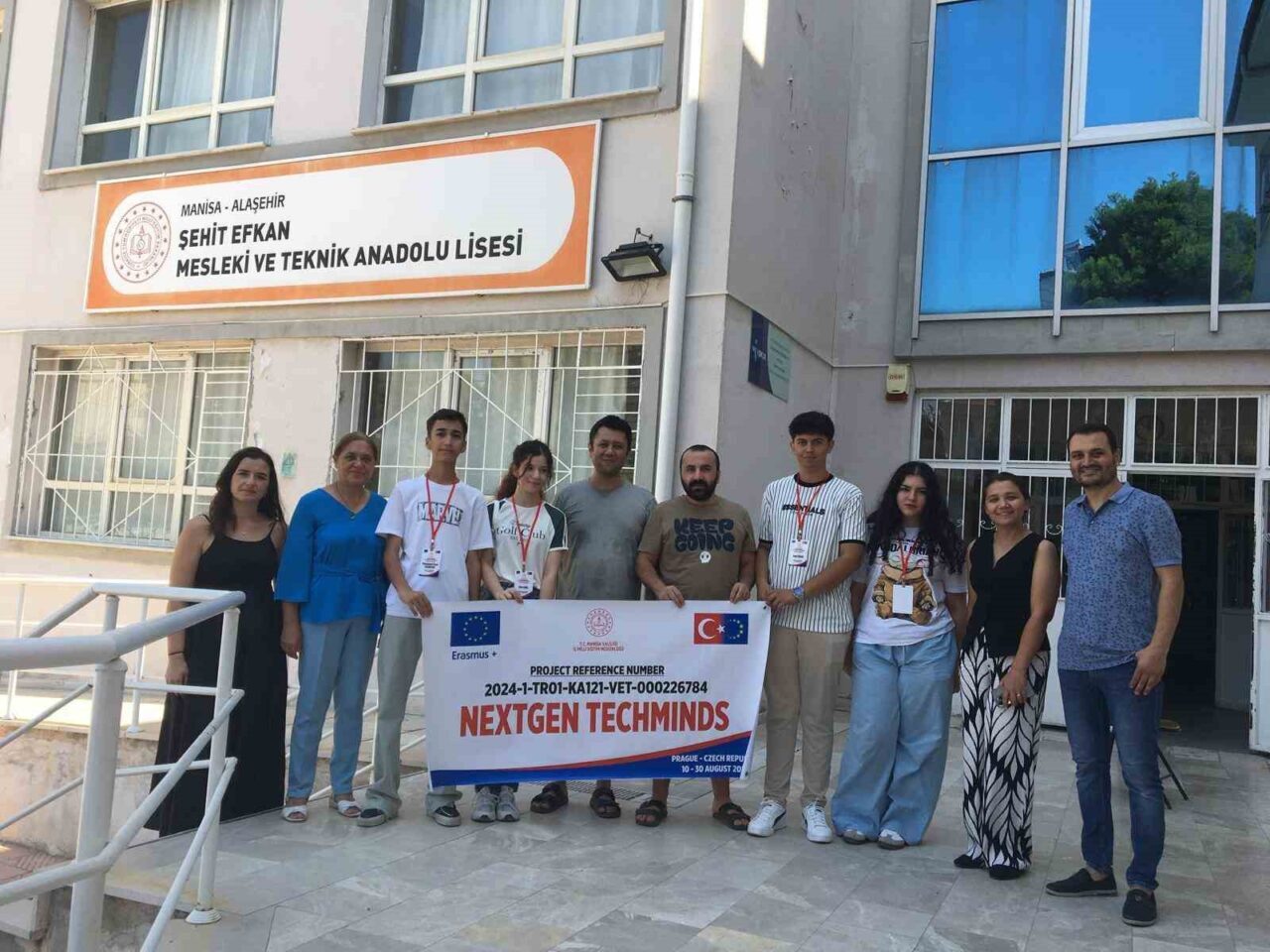 Alaşehir Şehit Efkan Mesleki ve Teknik Anadolu Lisesi öğrencileri, Erasmus+