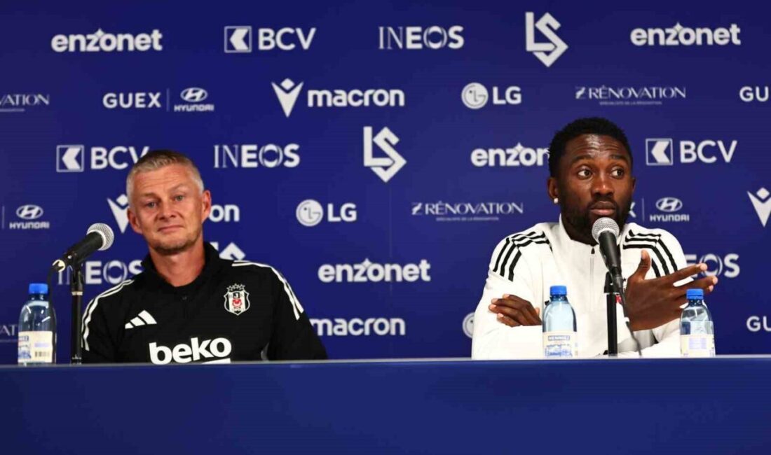 Beşiktaş Teknik Direktörü Ole Gunnar Solskjaer, FC Lausanne-Sport maçı öncesi
