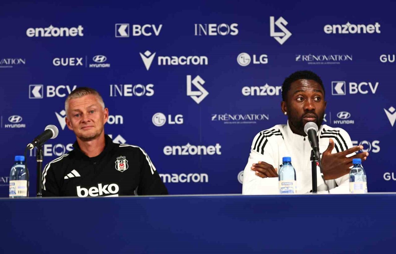 Beşiktaş Teknik Direktörü Ole Gunnar Solskjaer, FC Lausanne-Sport maçı öncesi