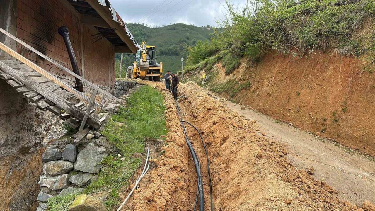 Ordu Büyükşehir Belediyesi tarafından il genelinde sürdürülen içme suyu altyapısı