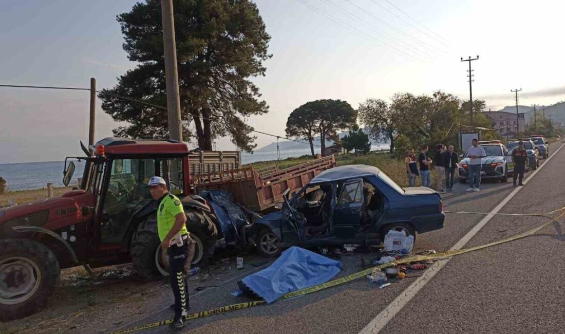 Ordu’da park halindeki traktöre çarpan otomobil sürücüsü hayatını kaybetti. Kaza,