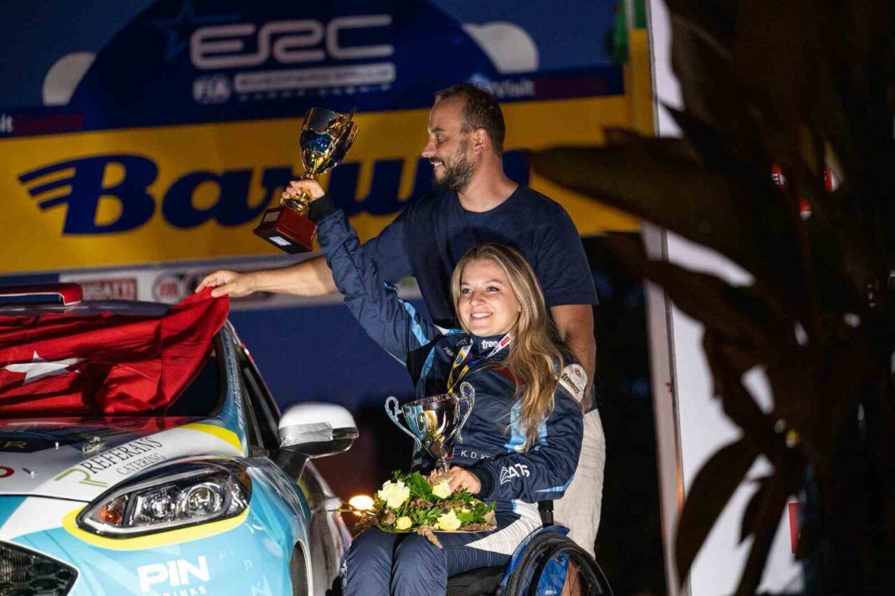 Türkiye Ralli Şampiyonası’nda Osmangazi Belediyesi’ni temsil eden dünyanın tek engelli