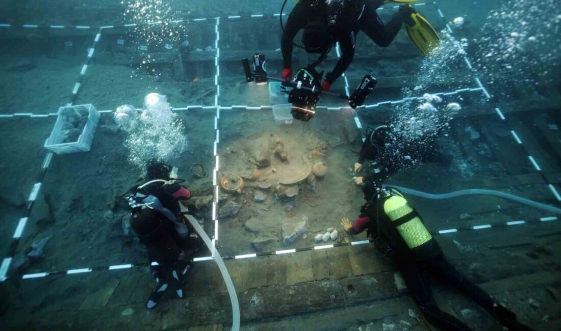 Osmanlı’ya ait çatışmada vurulan, kıyıya sürüklenen ve alev alarak batan