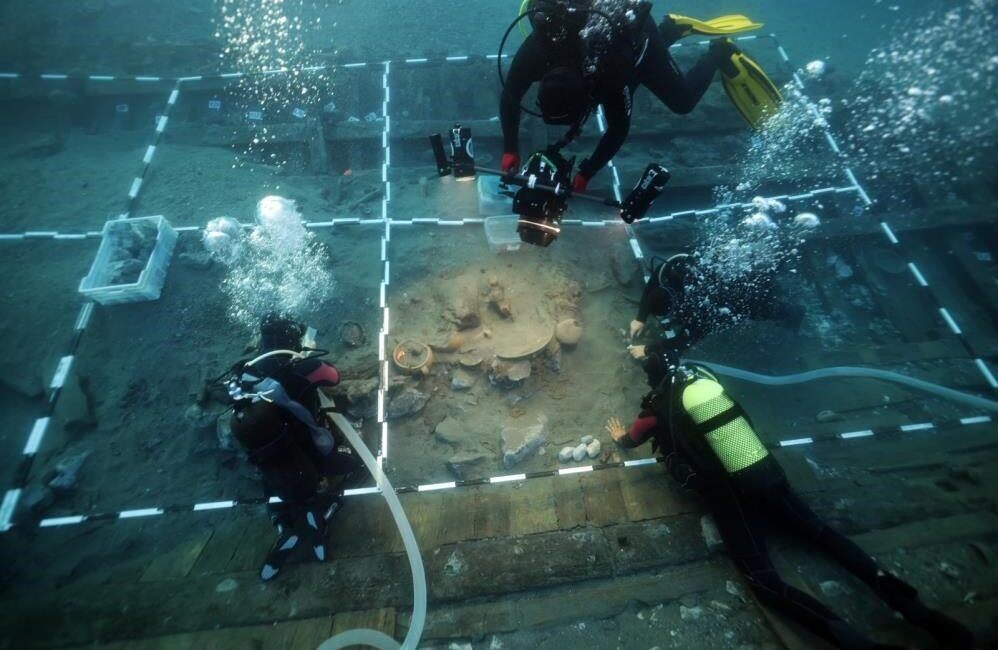 Muğla’nın Datça ilçesi açıklarında Osmanlı’ya ait çatışmada vurulan, kıyıya sürüklenen