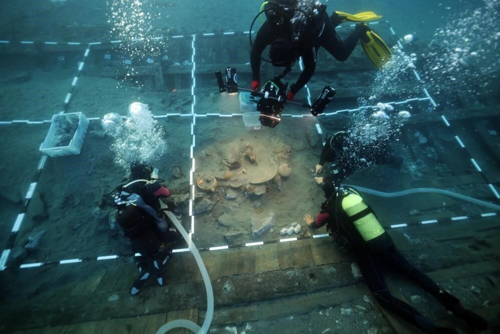 Muğla’nın Datça ilçesi açıklarında Osmanlı’ya ait çatışmada vurulan, kıyıya sürüklenen