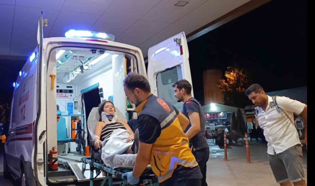Bursa’nın İnegöl ilçesinde meydana gelen kazada hafif ticari araç ile