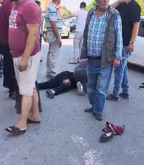 Kayseri’nin Bünyan ilçesinde karşıdan karşıya geçerken otomobilin çarptığı kadın yaralandı.