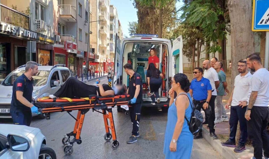 Aydın’ın Efeler ilçesinde iddiaya göre bir otomobilin sıkıştırmasıyla fren yaparak