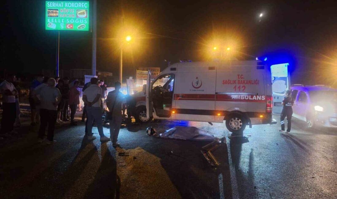 Antalya’nın Serik ilçesinde motosiklet ile otomobilin çarpıştığı trafik kazasında 19
