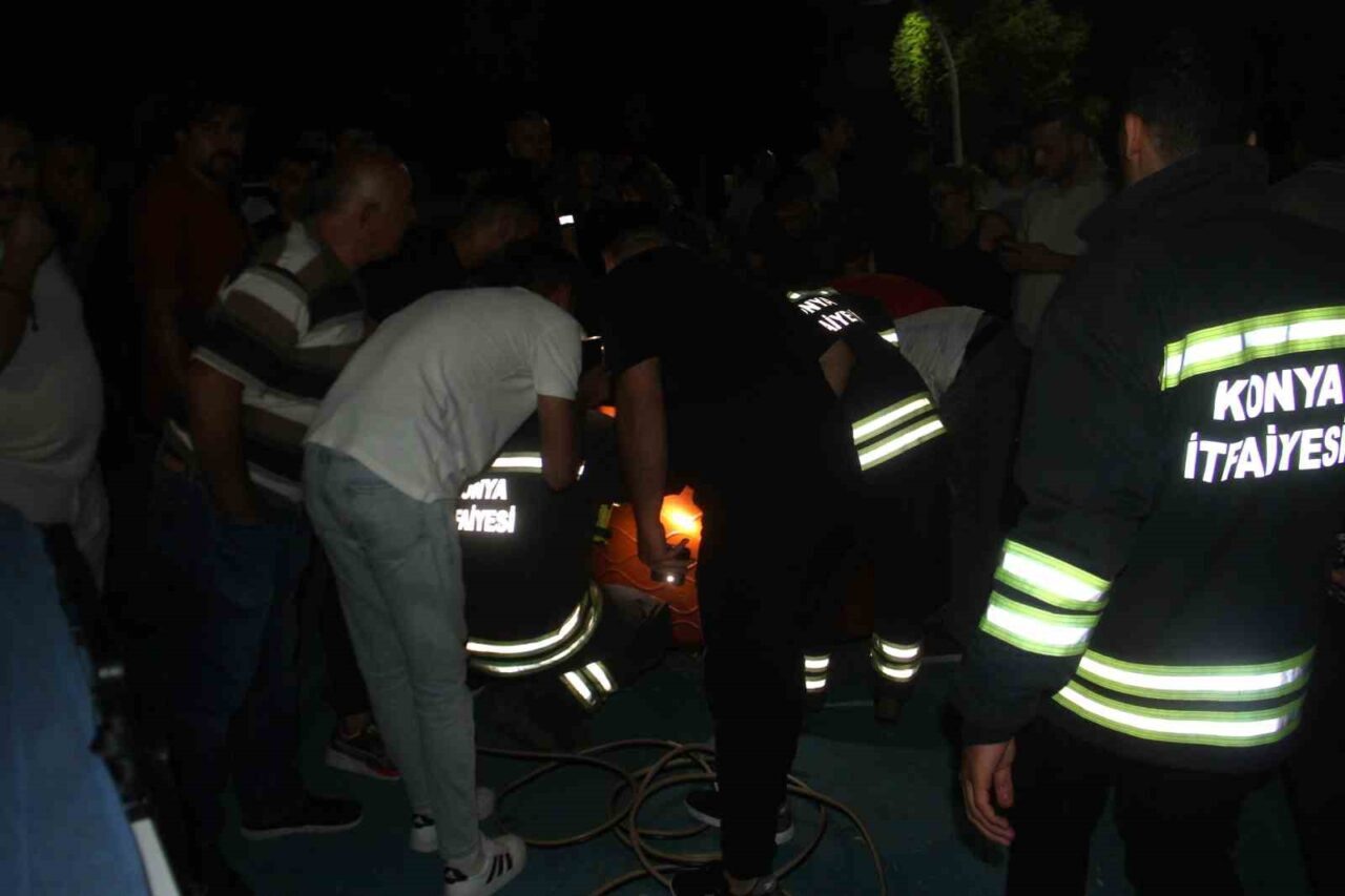 Konya’nın Beyşehir ilçesinde oyun parkında oynayan 4 yaşındaki çocuğun ayağına