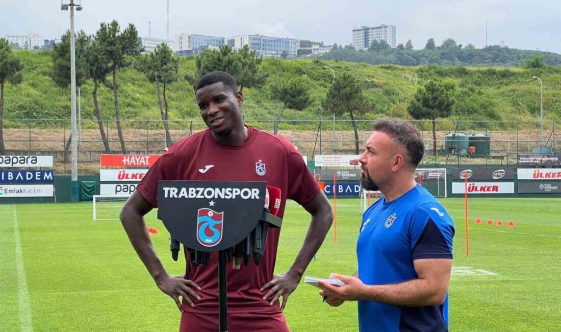 Trabzonspor’un yeniden kadrosuna kattığı Nijeryalı golcü Paul Onuachu, bordo-mavili kulübe
