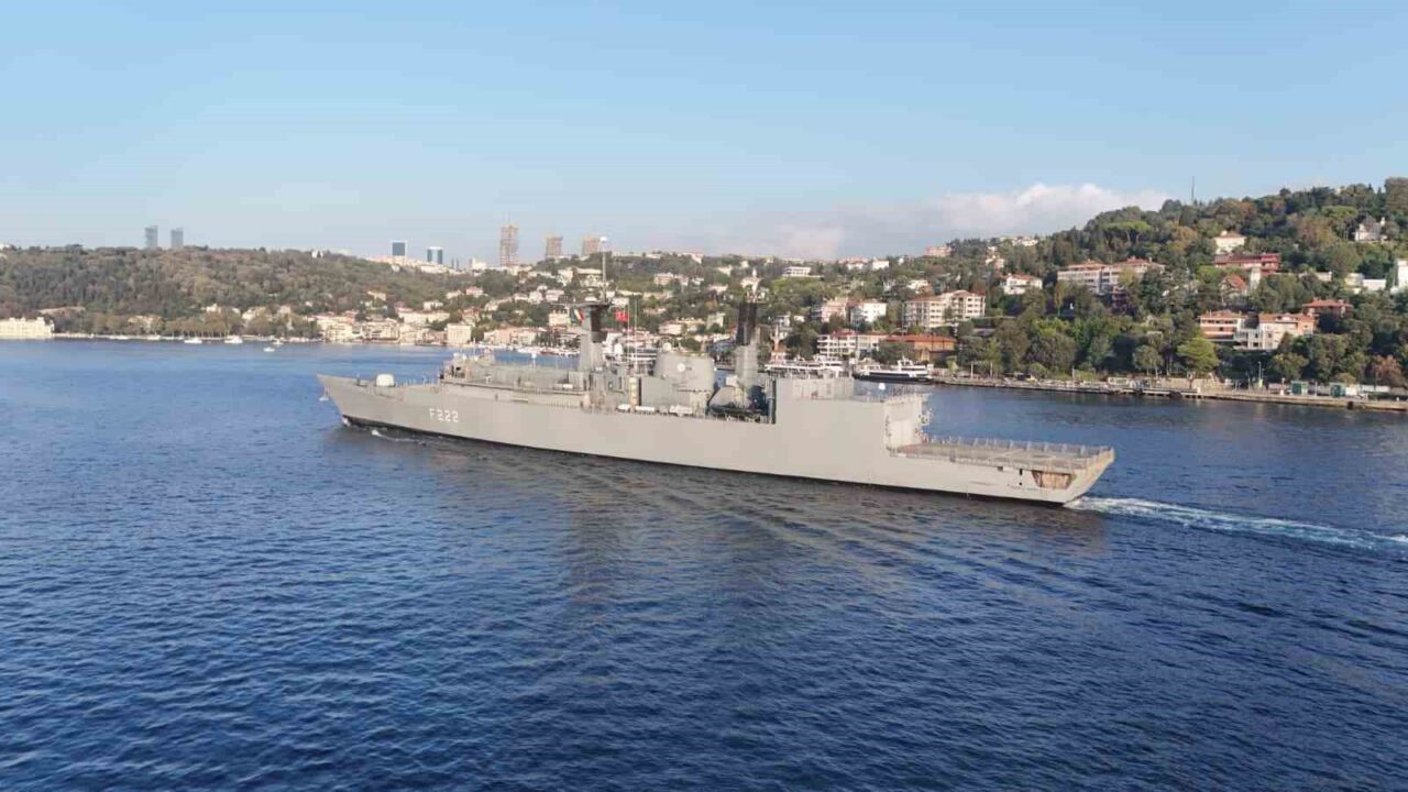 Romanya Deniz Kuvvetleri’ne ait F222 “Regina Maria” firkateyni, NATO Sea